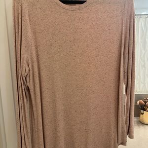 Long sleeve Pink Speckled Old Navy Top